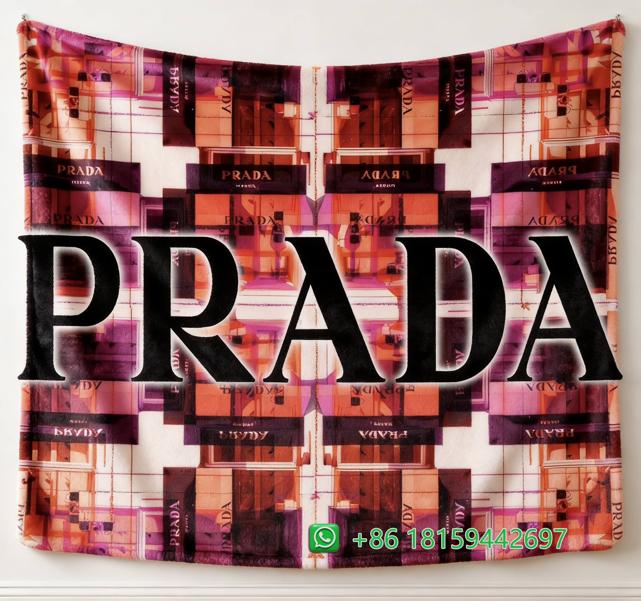 Prada Throw Blankets